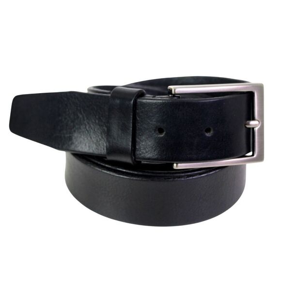 Joseph Abboud BLACK GENUINE LEATHER 1 1/4"Wd CASUAL DRESS MEN'S BELT Sz 40 (X84 - Picture 2 of 14